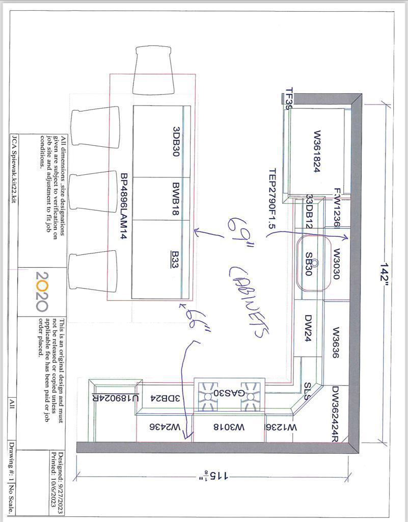 Kitchen Construction Blueprint 2